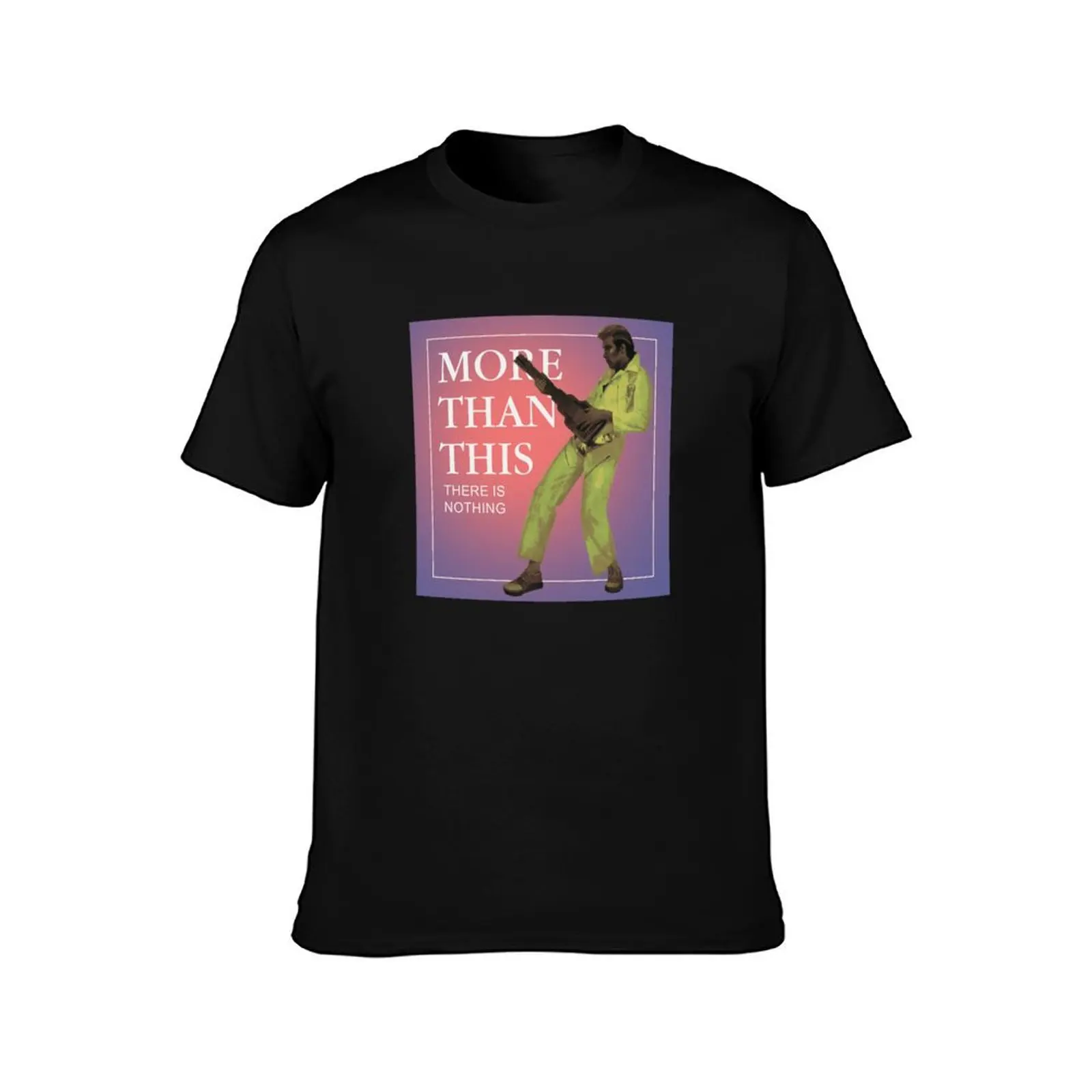 Roxy Music More Than This Lyrics T-Shirt plain funny gifts t shirts for men cotton