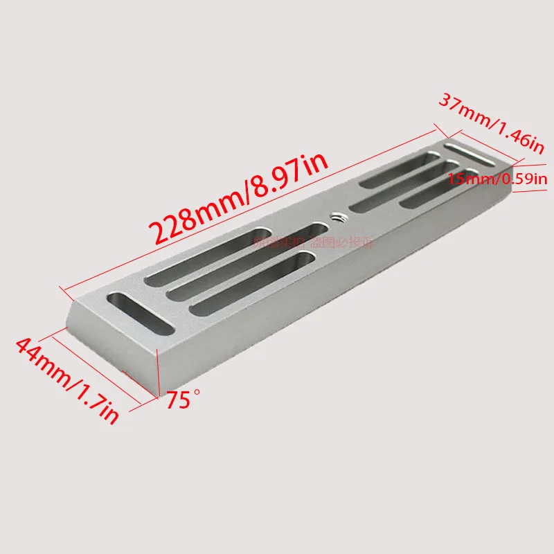 Deluxe Dovetail Plate Dovetail Rail 228mm Length Vixen Style You Can Easily Balance The Telescope By Shifting 1/4