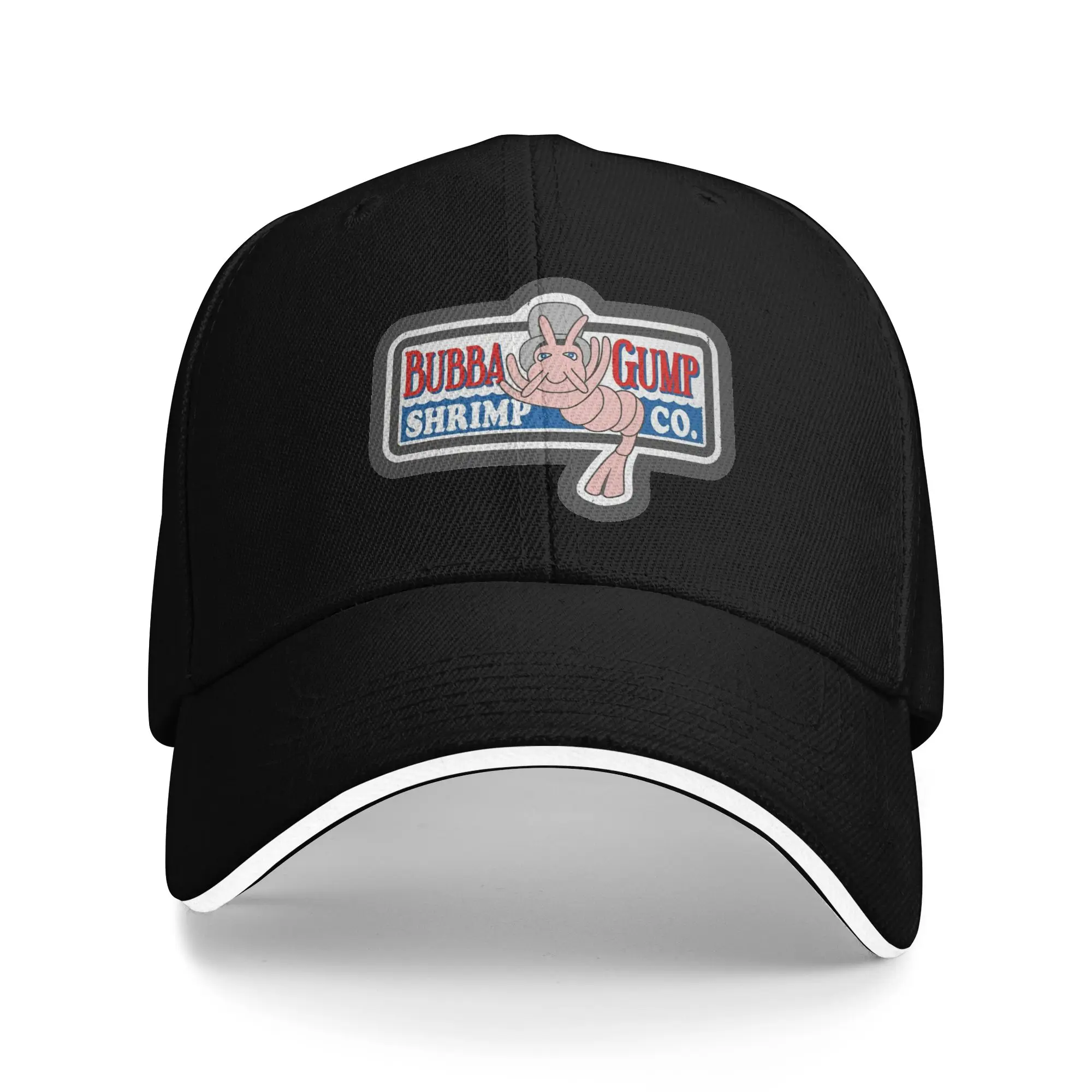 Forrest Bubba Gump Sandwich Hat Men Women ,Hip-Hop Forrest Gump Hat Sports Cap Adjustable Polyester Baseball Cap High Quality