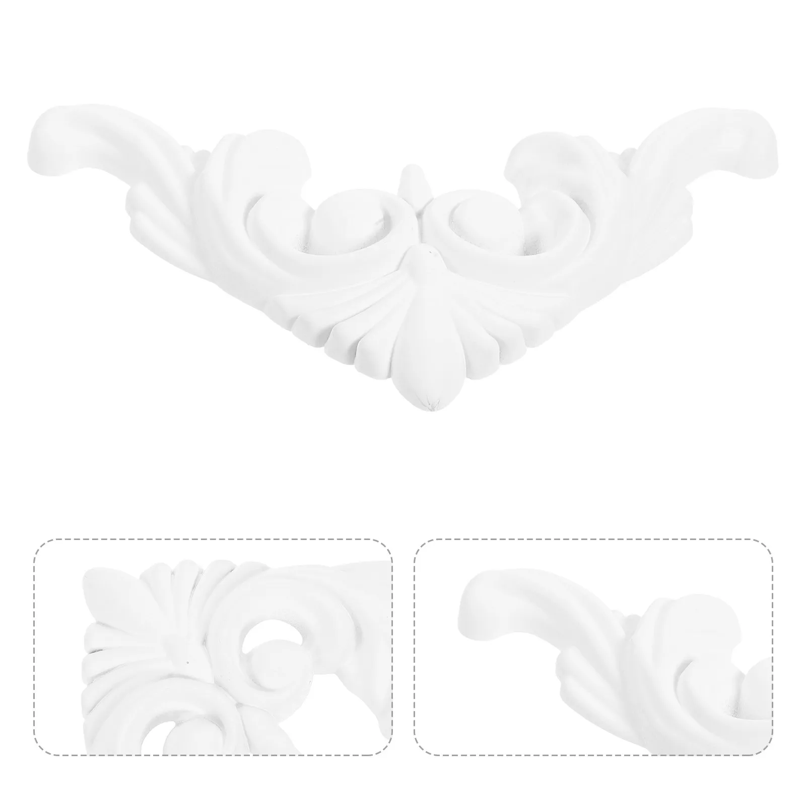 

European Style Ceiling Medallion Unpainted Decorative Medallions for DIY Ceiling Light Accessories Wall and Door Decoration