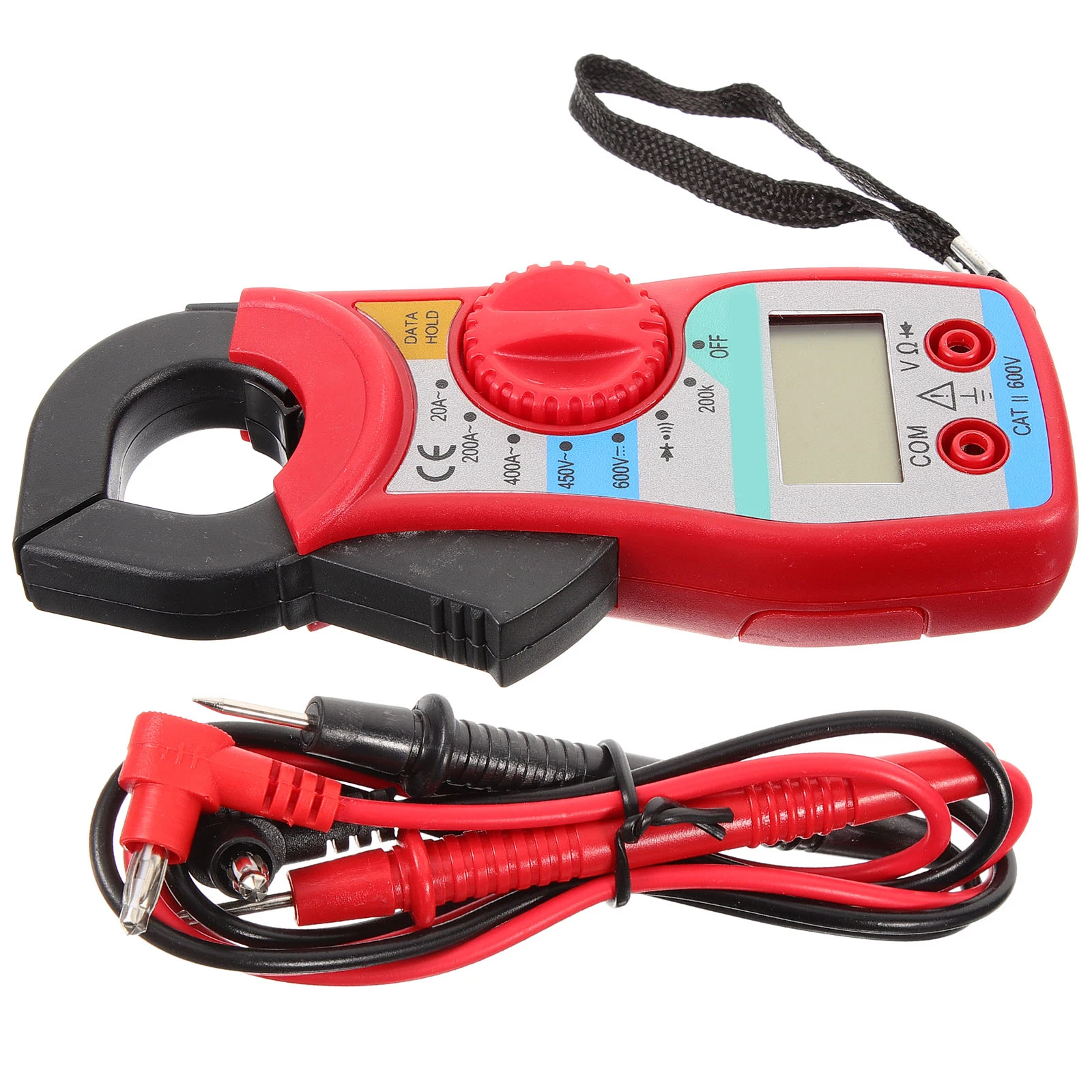 

Digital Clamp Meter Volt Amp Meter AC DC Current Tester Clamp Multimeter Non Contact Voltage Measurement Safe ABS Material