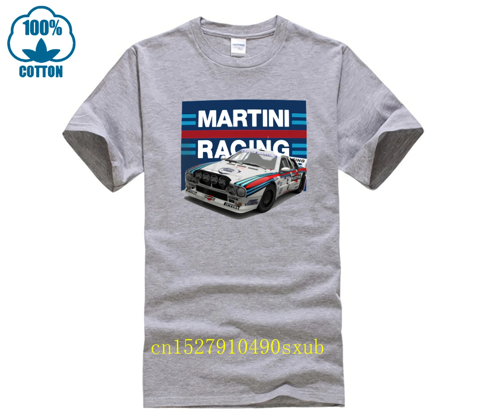 Lancia Rally 037 Group B T Shirt Martini Racing WRC