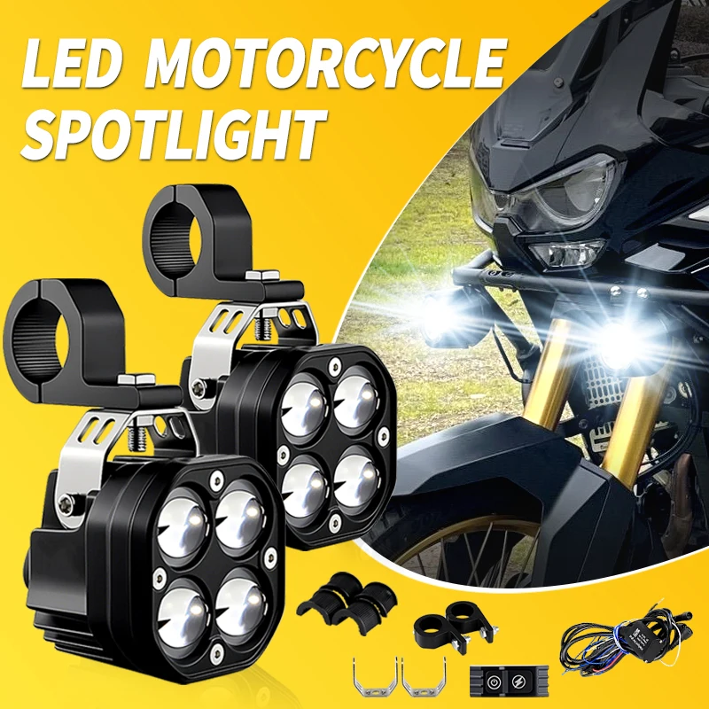 

1 комплект Hi/Lo Beam для Honda CB1000R CB1100 CB125F CB125R CB1300 CB1300F CB150R CB190R дополнительные прожекторы светодиодные мото фары