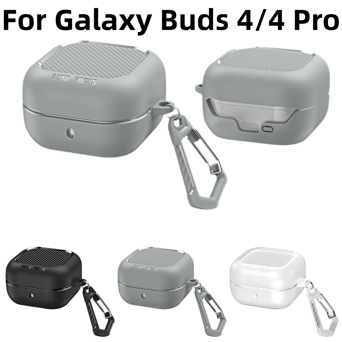 for Samsung Galaxy Buds 4 Pro /4 Carbon Fiber Case (2026) Drop-Protection Earbuds Case with Cleaning Kit For Galaxy Buds 4/4 Pro