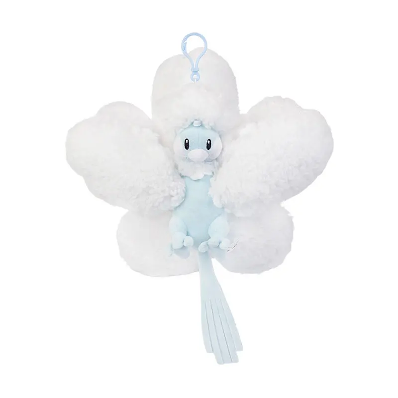 Pokémon Fluffy Ruyi Series Plush Keychain, Altaria & Swablu Merchandise, Collectible Souvenir