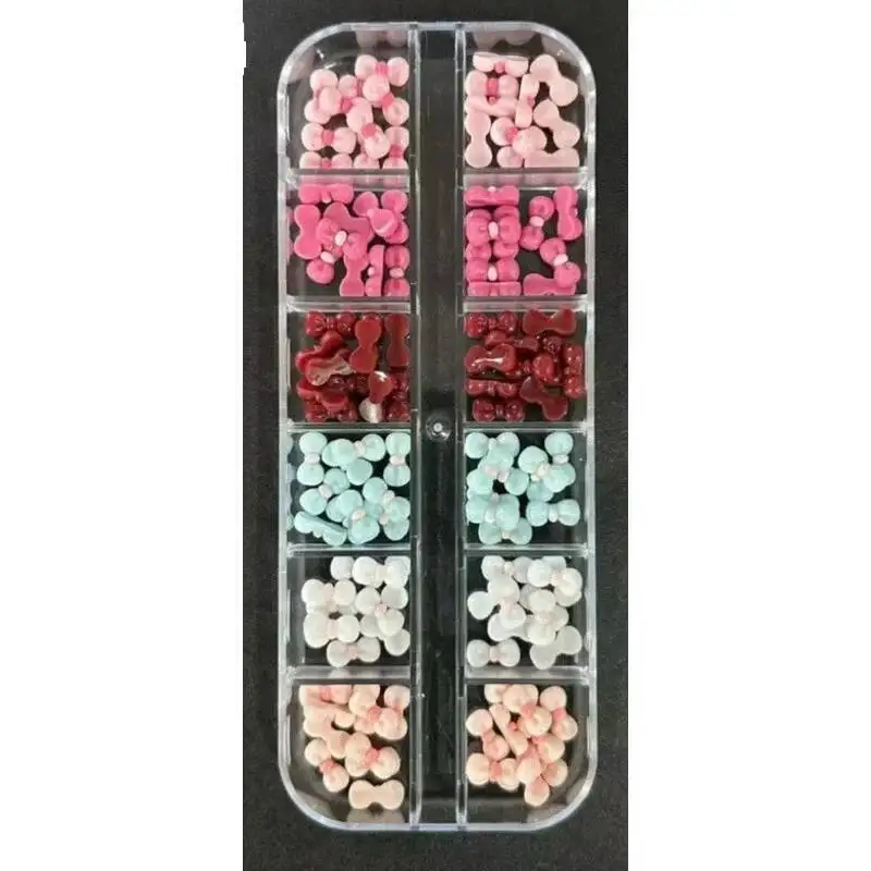 

Nail Art Bow Decoration, Sweet Nail Art Accessories, Dopamine Nail Wear, Nail Accessories, Diamonds rhinestones decorations
