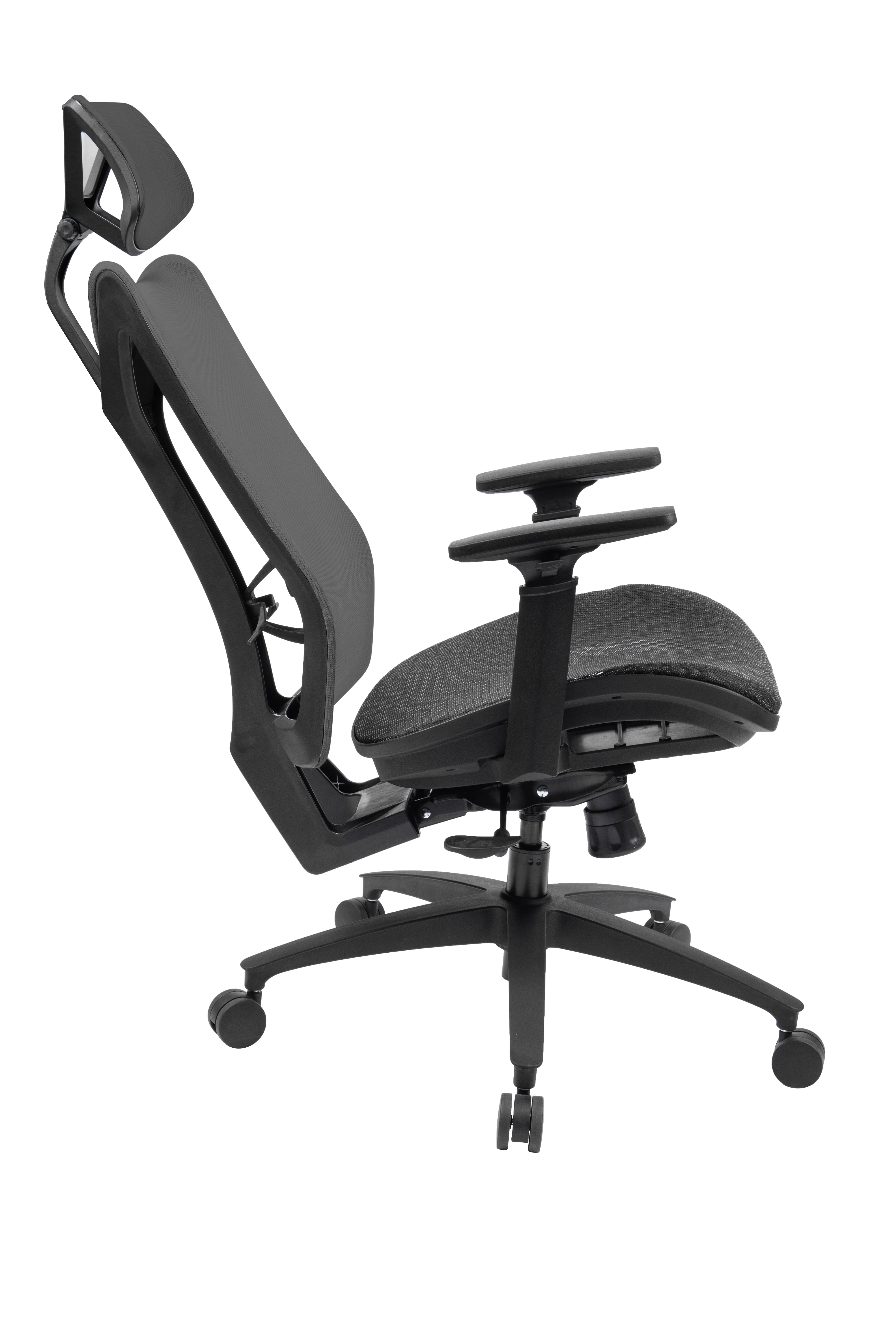 Office Chair with Modern Adjustable Headrest High Back Design Kabel Executive Boss Chair Made of Mesh Material