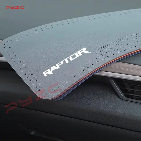 Voor Raptor 스웨이드 자동차 중앙 팔걸이 패드 스크래치 방지 미끄럼 방지 쿠션 자동 인테리어 액세서리