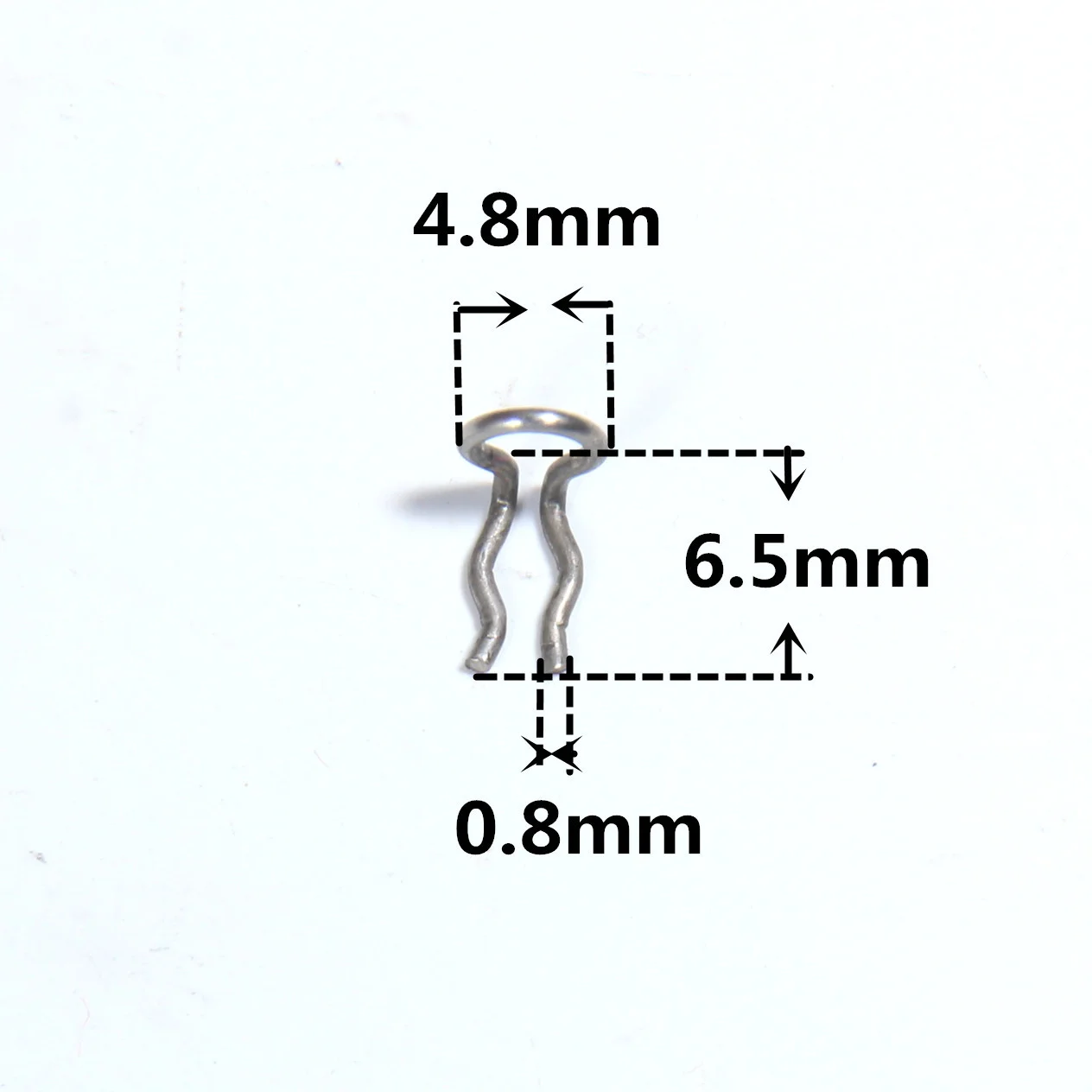 ﻿   5PCS Fiets Schijfremklauw Bevestigingsschroef Pin Lente Draad 0.8mm XT SLX XTR Clips Fiets Stalen Lente