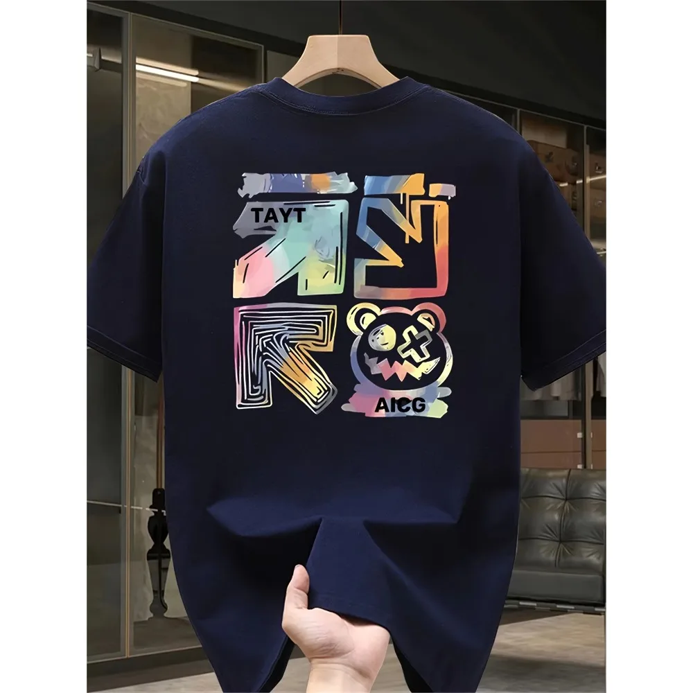 2026 New Fashion Brand Graphic T Shirt Short Sleeve Tops Men Women Outdoor Multi-functional Trendy Casual Streetwear Tees