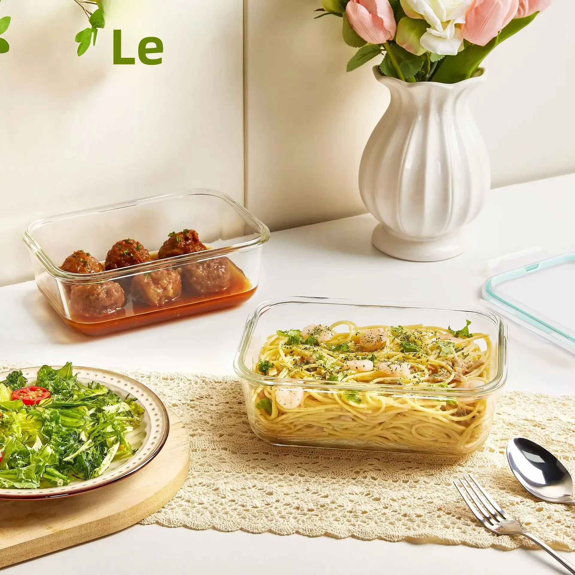 Glass Lunch Box Food Storage C - Meal Prep Day review and price