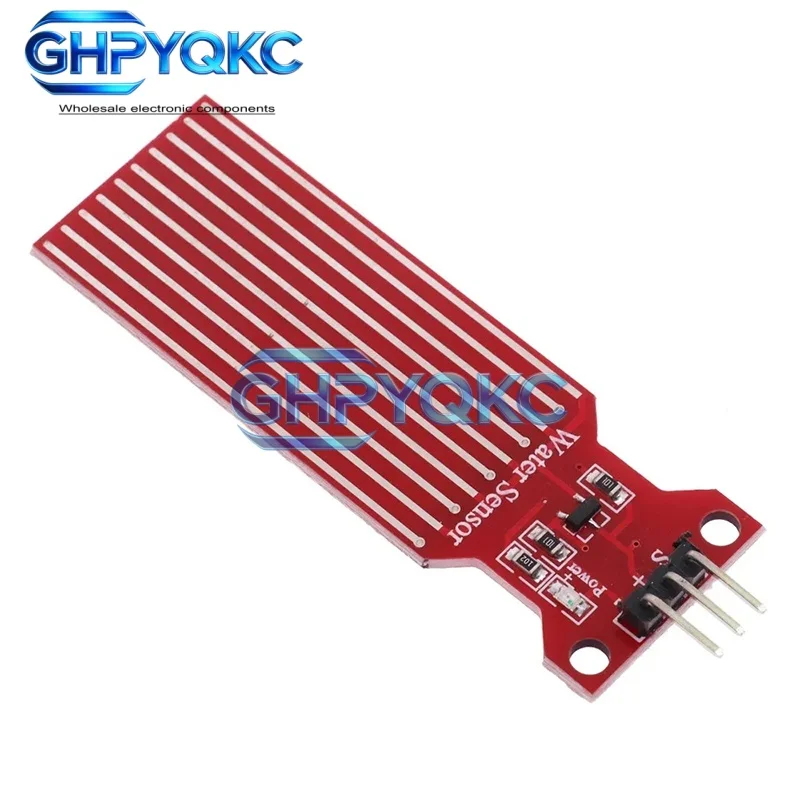 GHPYQKC 1-10pcs DC 3V-5V Rain Water Level Sensor Module Liquid Surface Depth Height Detection Board for Arduino UNO MEGA DIY