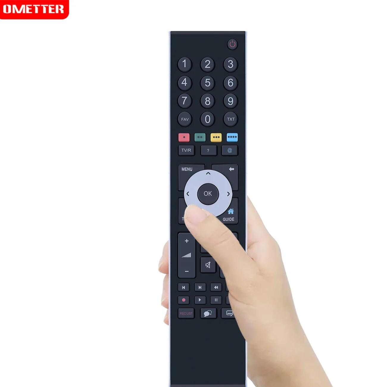 Accoona New TP7187R Replacement Remote Control for GRUNDIG Smart TV Remote Control TP7187R Black