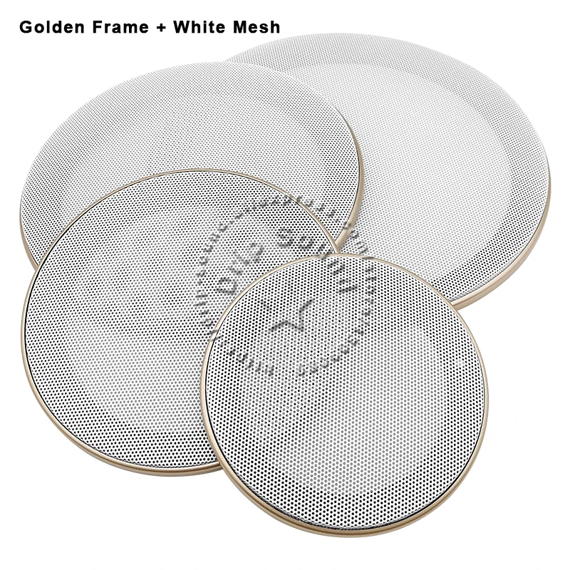 For 4"/5"/6.5"/8" Inch Ceiling Mountable Speaker Grill Cover High-grade Car Audio Decorative Circle Metal Mesh Protection 16B