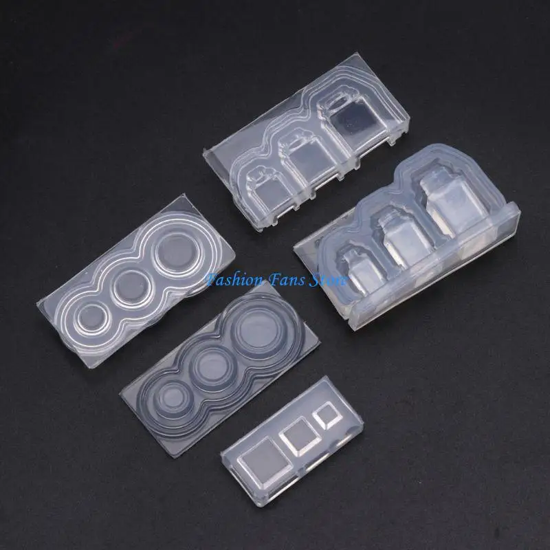 

Silicone Mold Mini Mold Miniature Bread Charm Epoxy Casting Mold Bowl Barrel Bottle Jar Resin Mold for DIY Craft