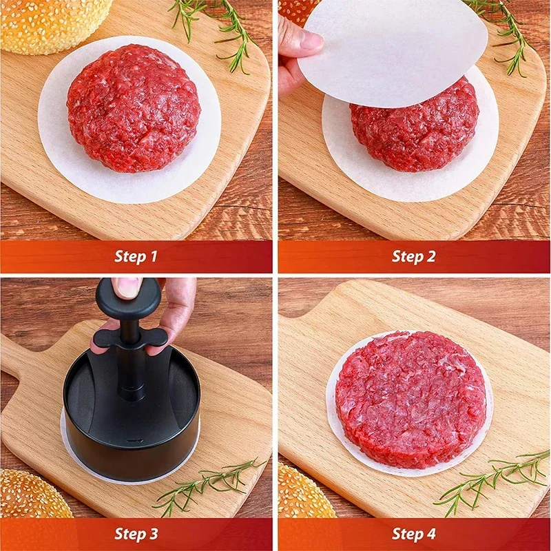 Burger Patty Maker Hamburger Steak Press for Stuffed Burgers Beef Veggie Maker Mold Perfect for Burgers Patties Cooking BBQ