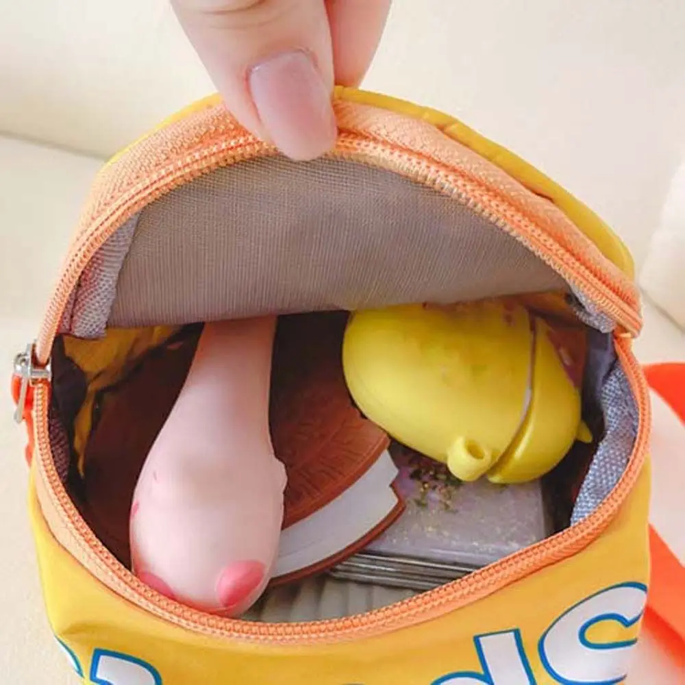 Bolso de pecho de nailon para niños, bandolera de estilo coreano con letras M, bolso deportivo para viajes al aire libre