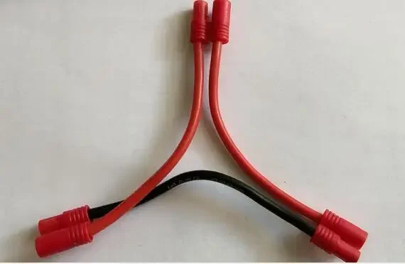 3.5MM HXT Banana Connector Serial Connection Cable Silicon Wire Adapter 14AWG for battery charger speed controller RC model