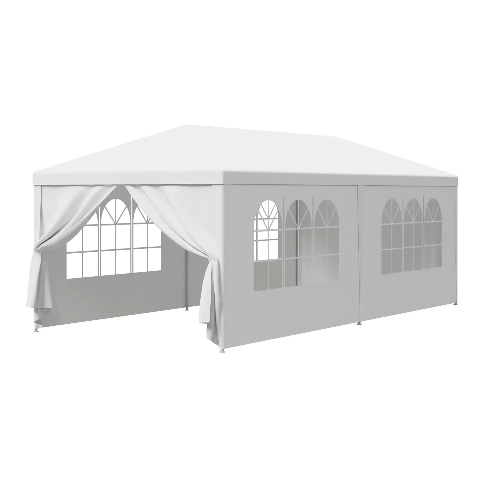 

10 x 20' Outdoor Gazebo Party Tent with 6 Side Walls Wedding Canopy Cater Events United States