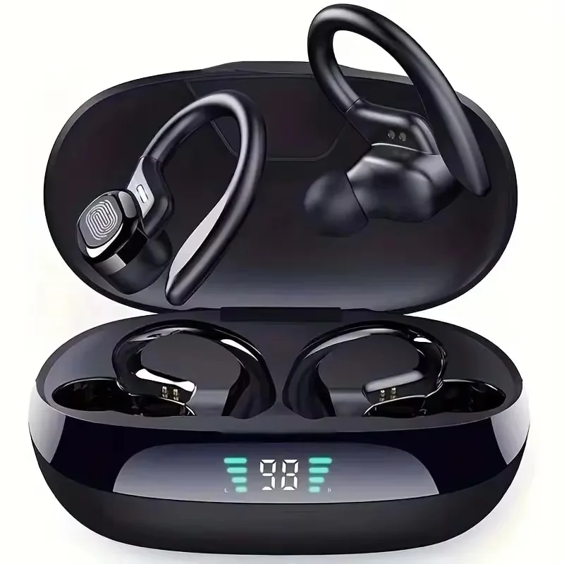 SP16 Original Sports Wireless Earphones over Ear Buds with Earhooks True Wireless Running In-Ear Headphones with Mic Otemkay