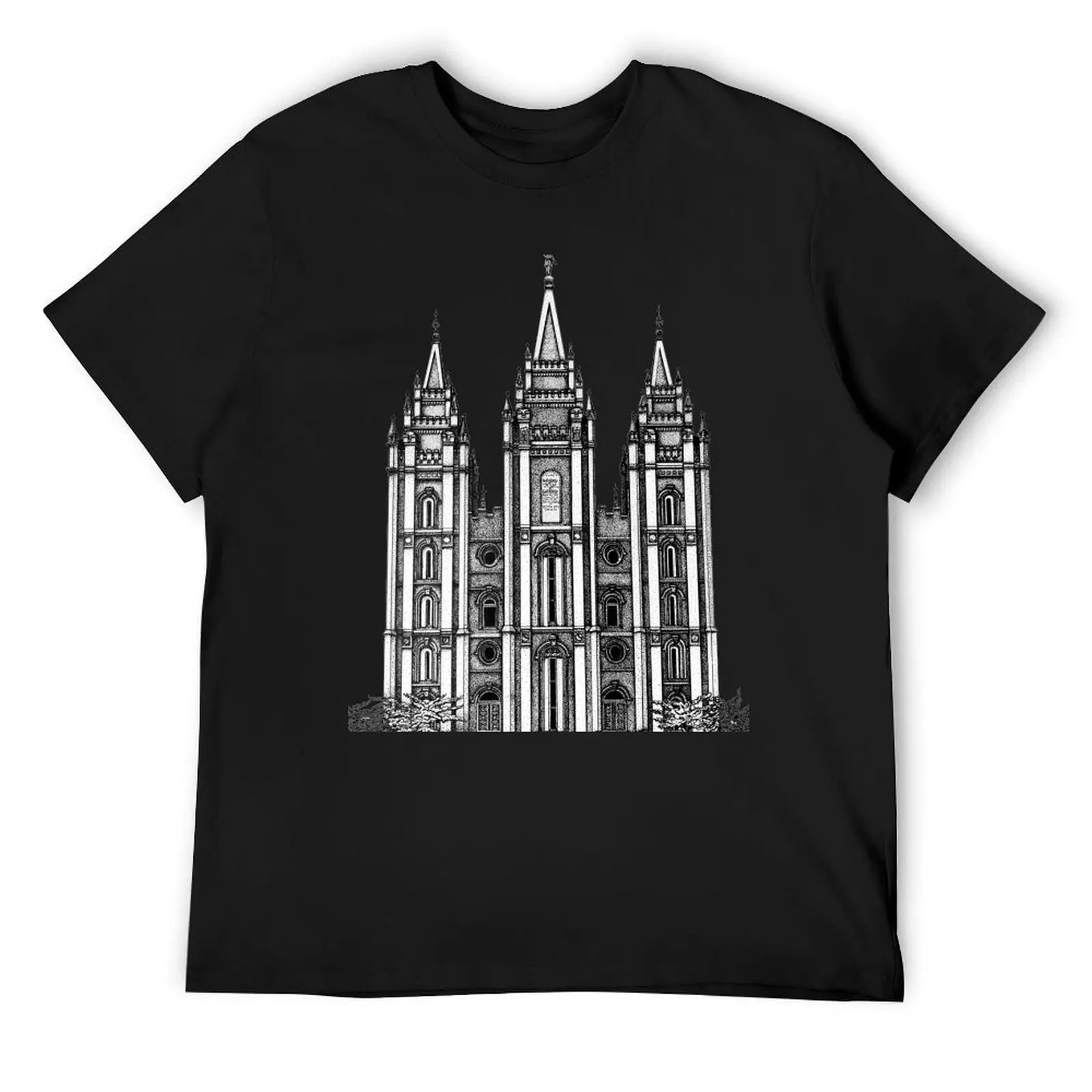 

Salt Lake City LDS Temple T-Shirt blacks anime blue archive T-shirt men