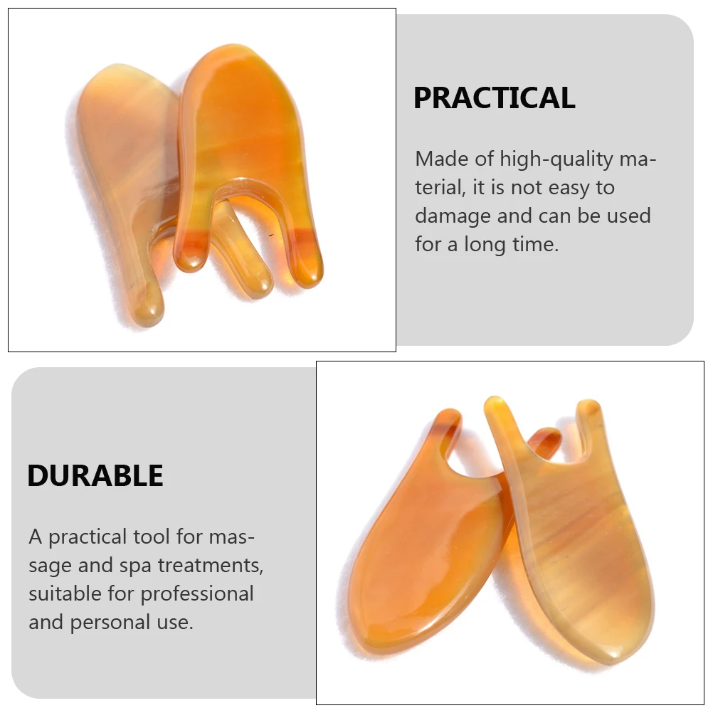 

High Quality Ox Horn Nose Bridge Eye Socket Massage Board for Facial Care Glossy Multipurpose Tool Skin Nourishing Moisturizing