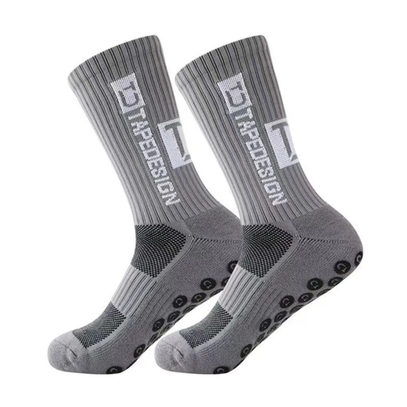 New Anti-Slip Football Socks For Men High Quality Soft Breathable Thickened Sports Socks Cycling Running Hiking Soccer Socks