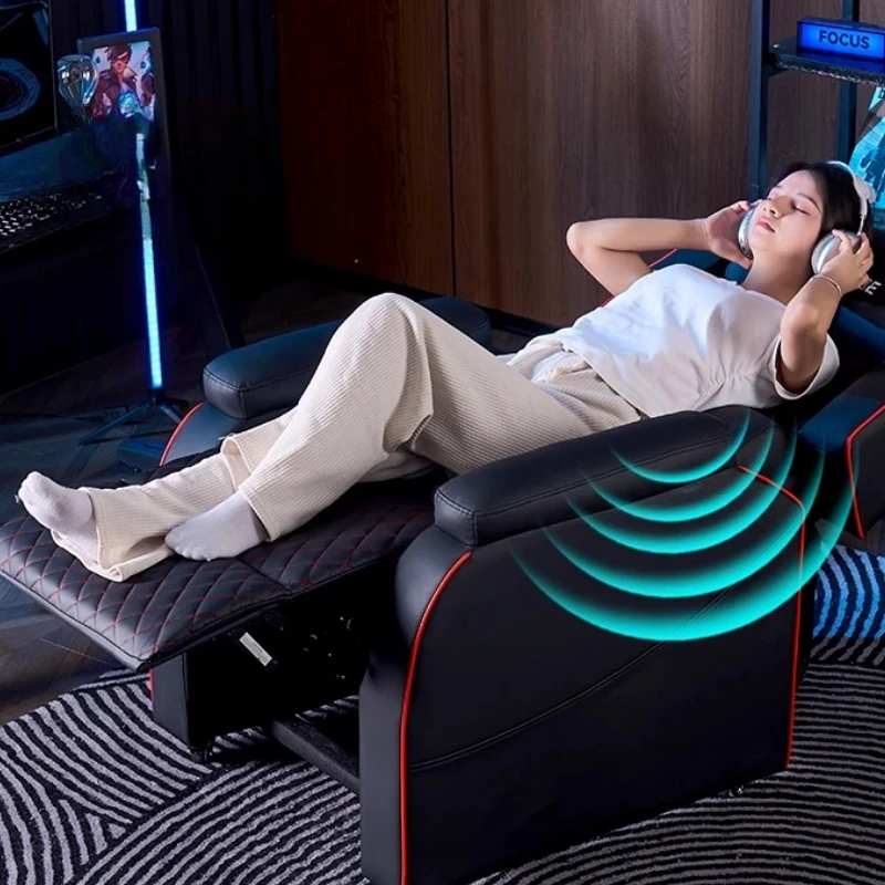 Durable Luxury Gaming Chair Oversized Rotating Sofa Gaming Chair Solid Elastic Footrest Cheap Metal Cadeira Gamer Furniture