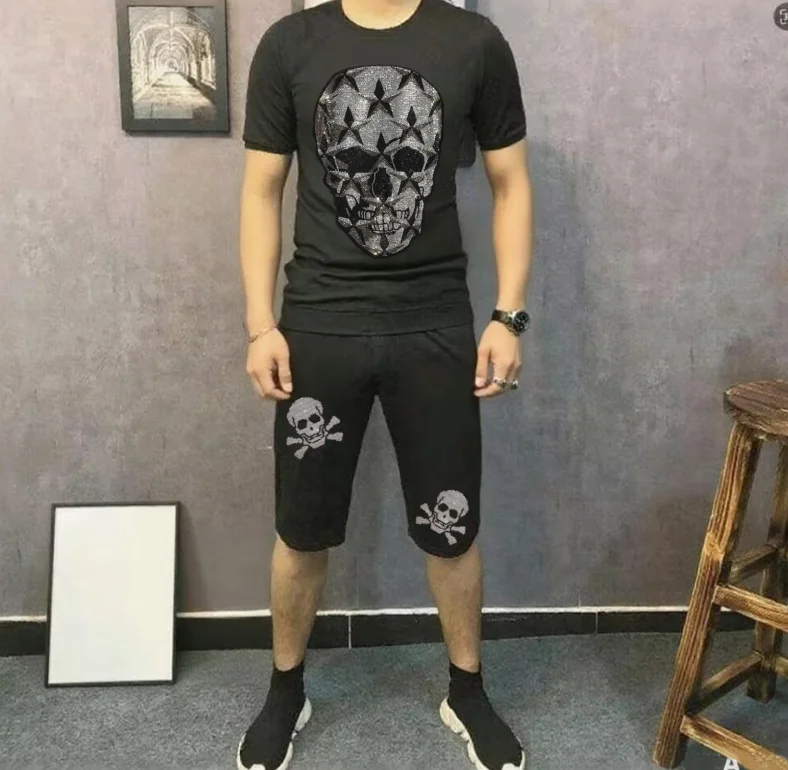 

Brand Men Tracksuit Summer Sets Designer Outfit Short Sleeve Breathable Lightweight Comfortable Sports Jogging sets