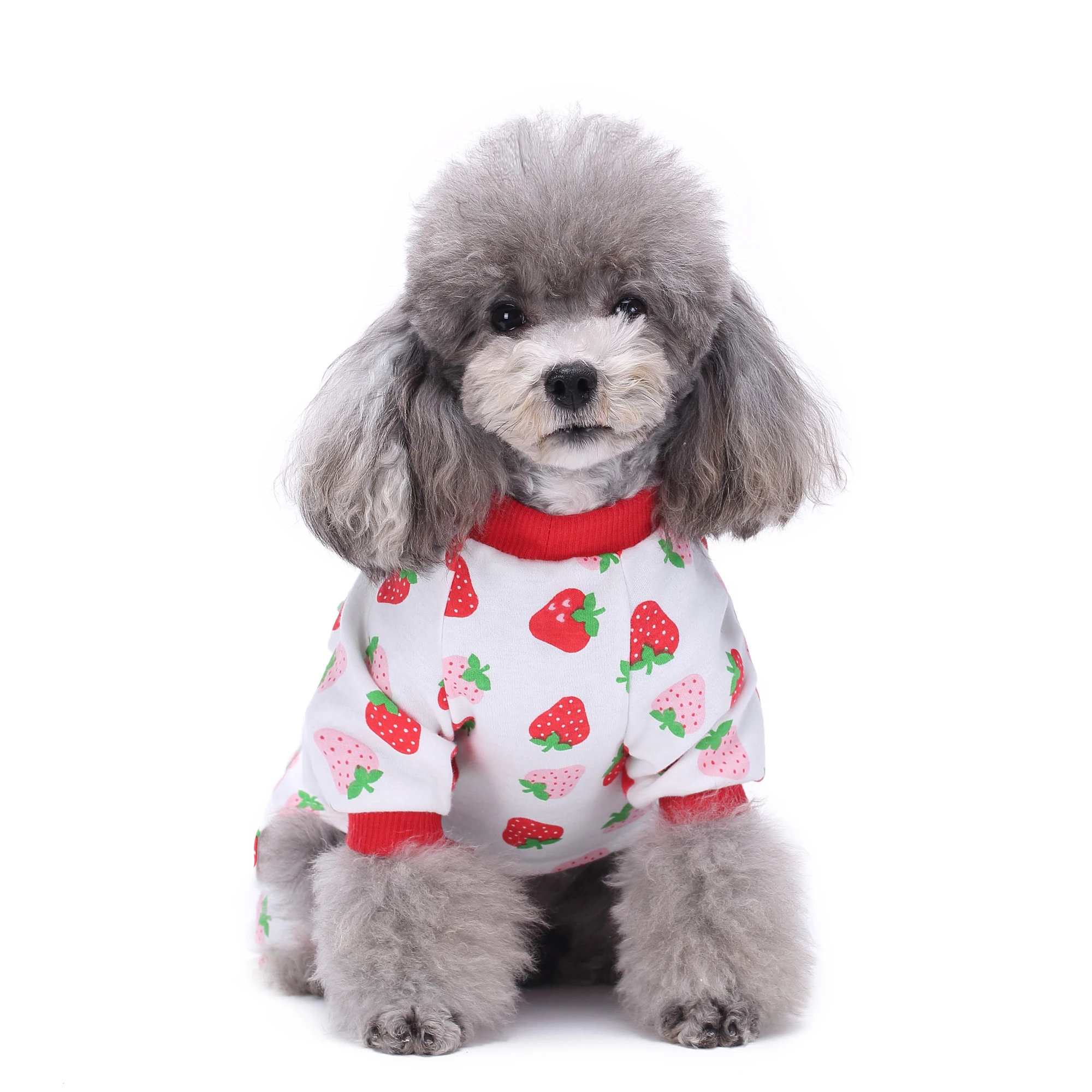 Dog Pajamas Puppy Jumpsuit Pet Clothes for Small Dog Cat Pyjamas for Medium Dogs Sleepingwear Dog Warm Clothing Coat Yorkshir