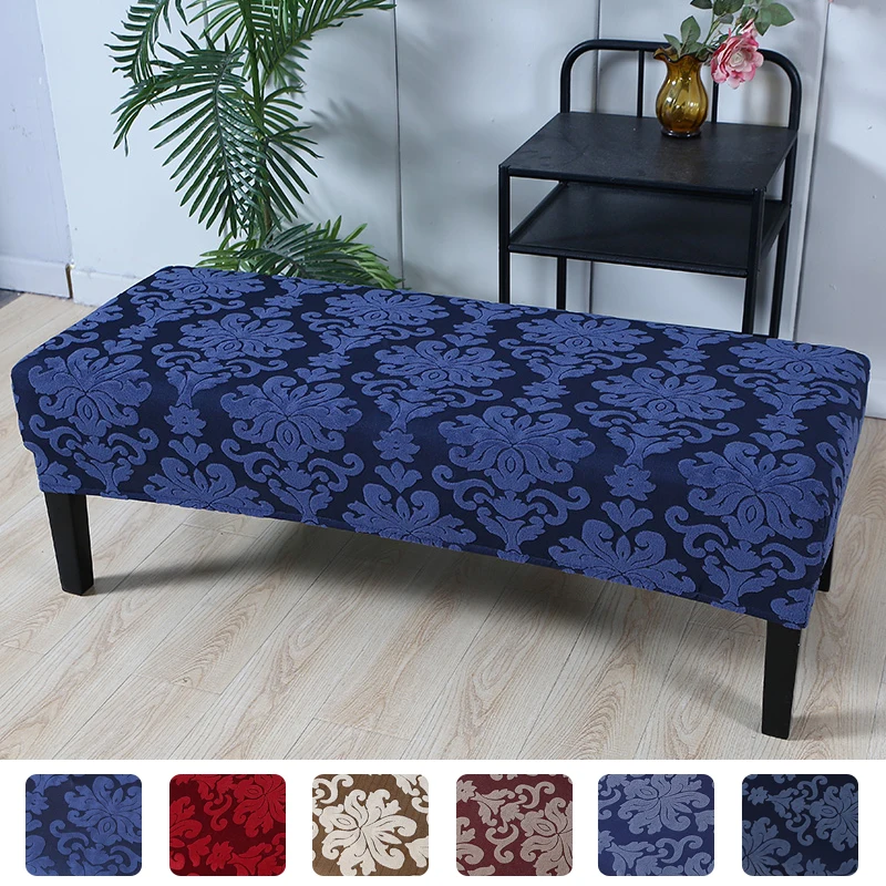 Elastic bench chair cover, thickened cover for piano bench, rectangular shoe changing bench, bed end bench, makeup bench