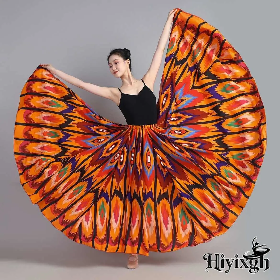 

Женские танцевальные юбки: классические, с принтом, для выступлений, в стиле фламенко, с эффектом вращения на 720 градусов, большие юбки-пачки