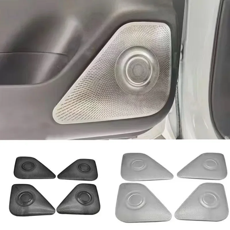 

For Nissan Navara NP300 ST 2014-2022 Interior Trim Car Audio Speaker Cover Sticker Door Panel Loudspeaker Cover Accessories