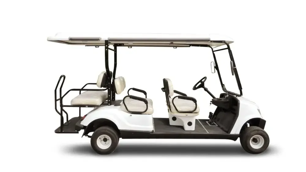 2023 year airport 6 person electric golf cart with rear flip seats