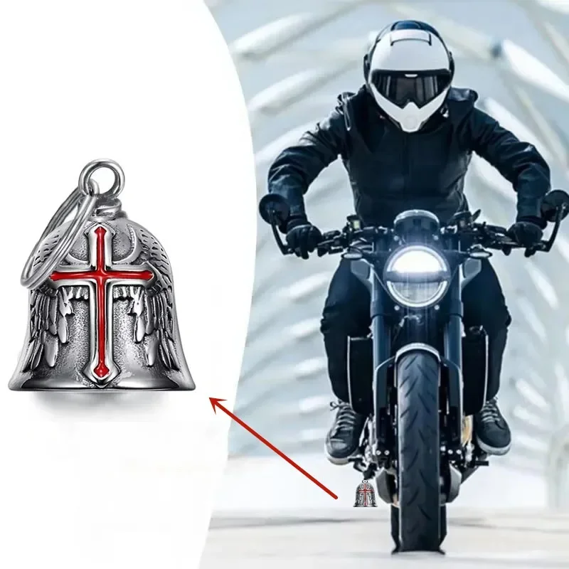 

1 шт., модное ожерелье с подвеской в виде колокольчика и крыльев ангела для мужчин и женщин, мотоциклист, поп-вечеринка, хип-хоп, рок, ювелирные изделия