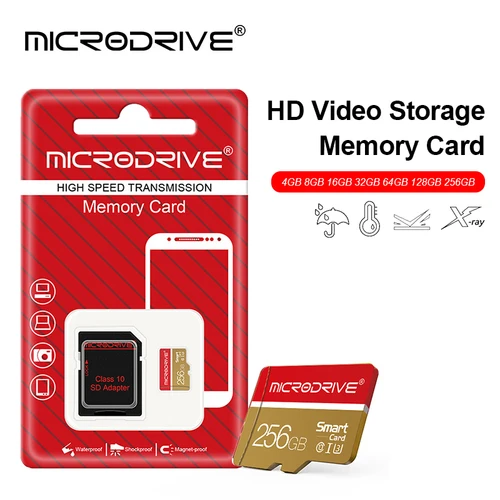 Imagen 2 del producto Tarjeta micro TF 4GB 8GB 16GB 32GB 64GB 128GB alta velocidad Clase 10 mini tarjeta sd 256GB mini tarjeta de memoria flash para teléfono inteligente