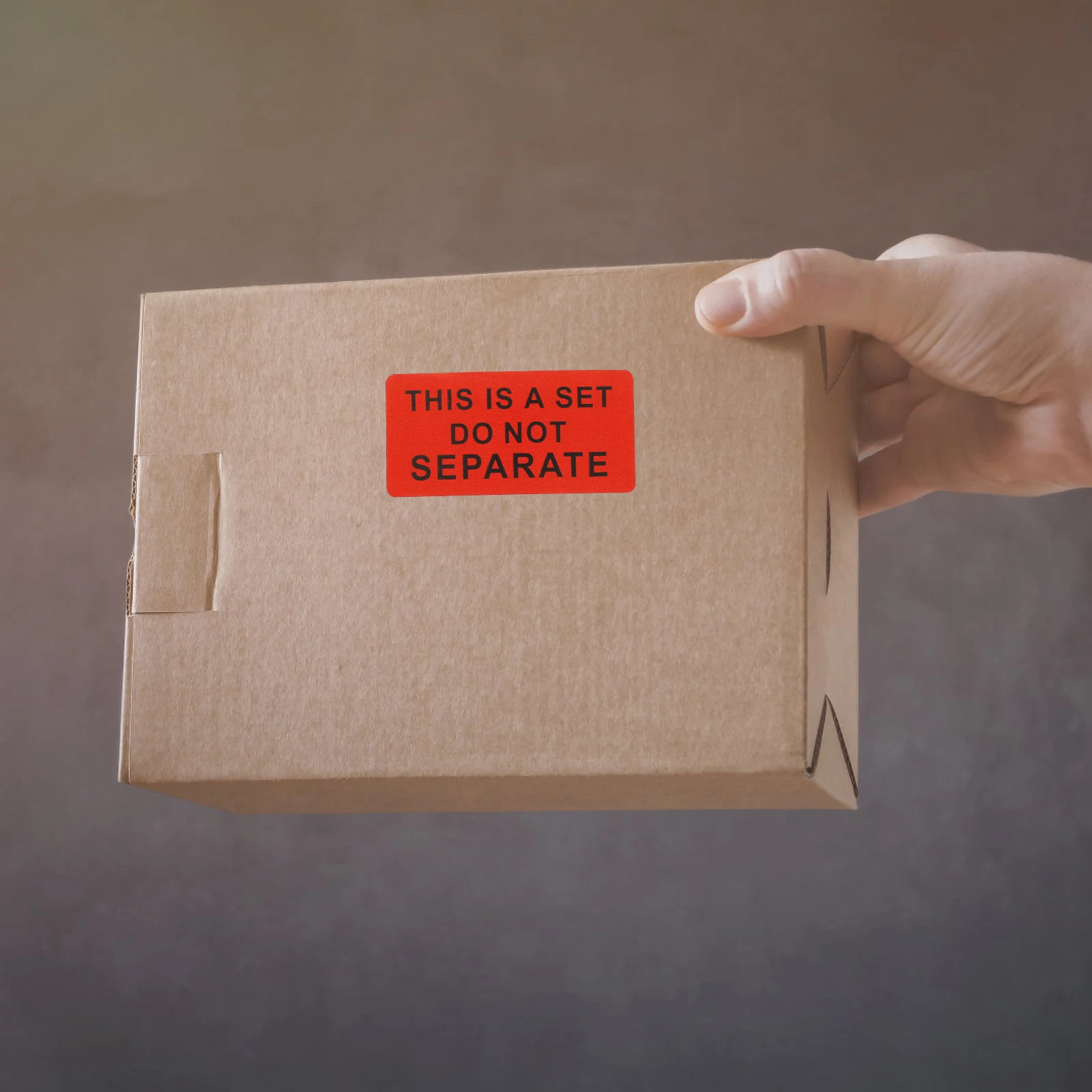 

Bright Warning Shipping Labels Durable Material Strong Adhesion Increase Trust in Delivery Process Packing Stickers