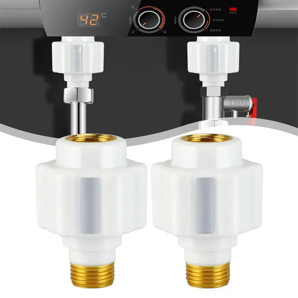 2pcs El​ectric Water Heater Connectors General Safety Protection Household Water Heater Accessories 68*50*50mm