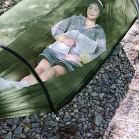 Hammock with Stand Double Person Camping Gear Outdoor Relax Hanging Bed Garden Tent Swing Amacas Adulto Outdoor Furniture