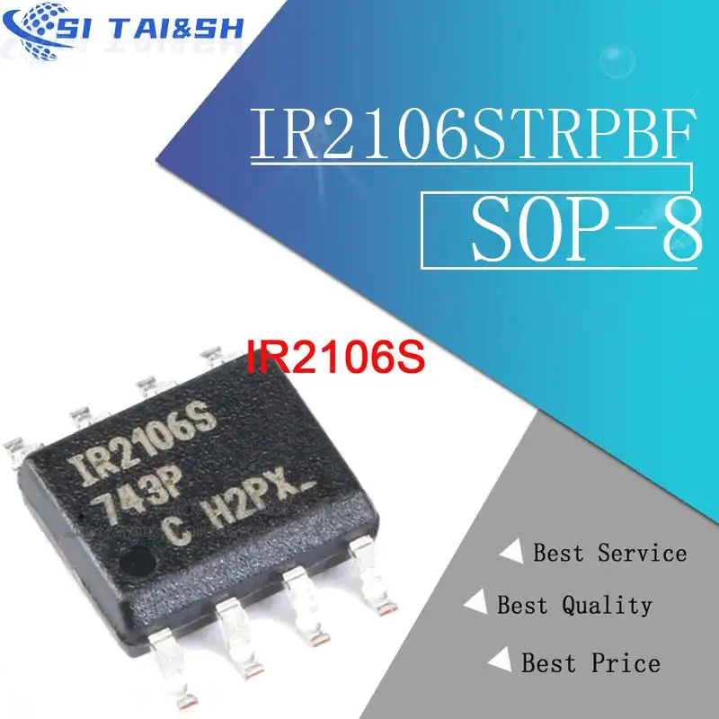 10pcs New IR2106STRPBF  IR2106S IR2106 SOP8