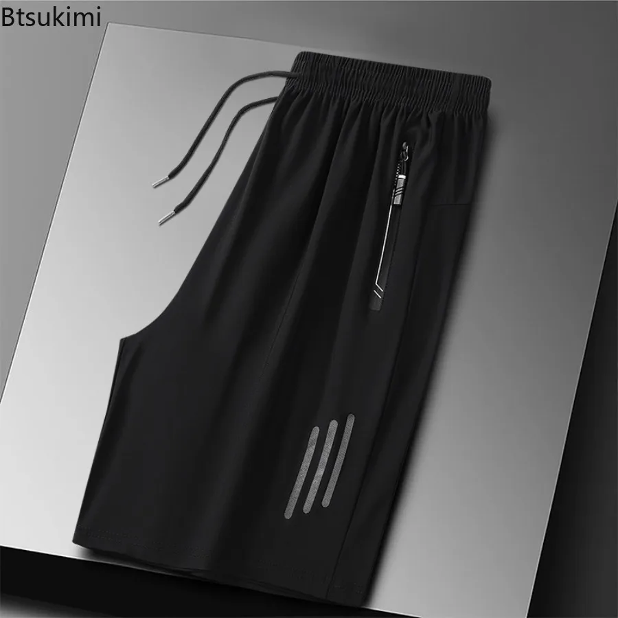 2025 Men's Summer Shorts Loose Fitness Sports Fashion Quick Drying Men Pants Resort Spa Swim Beach Casual Shorts for Male L-8XL