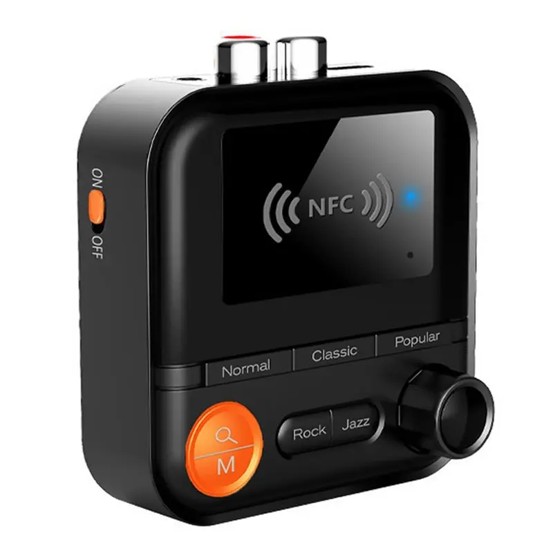 

Electronexus-Bluetooth 5.2 Music Transmitter Receiver Wireless Audio Adapter For TV Computer Projector Car Speaker Sound System，