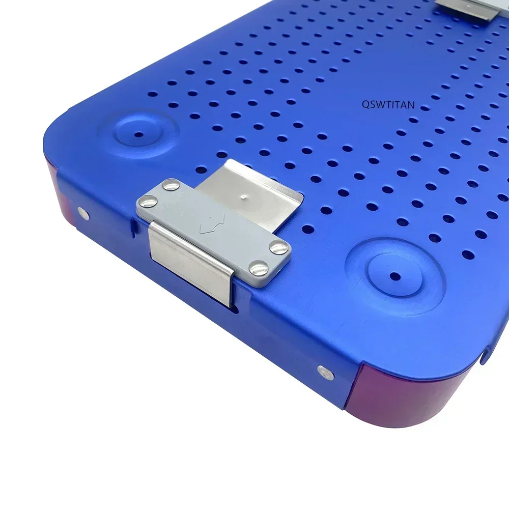 กล่องฆ่าเชื้อถาดฆ่าเชื้อกรณีกล่องอลูมิเนียมหม้อนึ่งฆ่าเชื้อเครื่องมือผ่าตัด