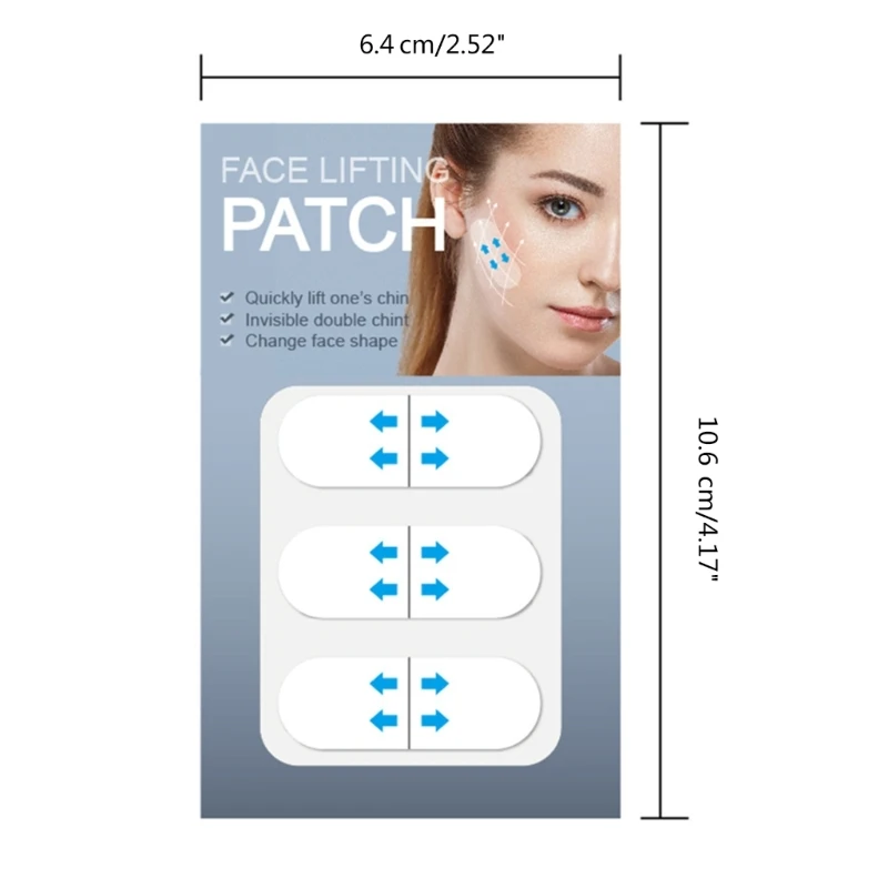 شرائط رفع الجلد غير المرئية ذات الجودة العالية، رقع رفع مرنة للوجه الناضج