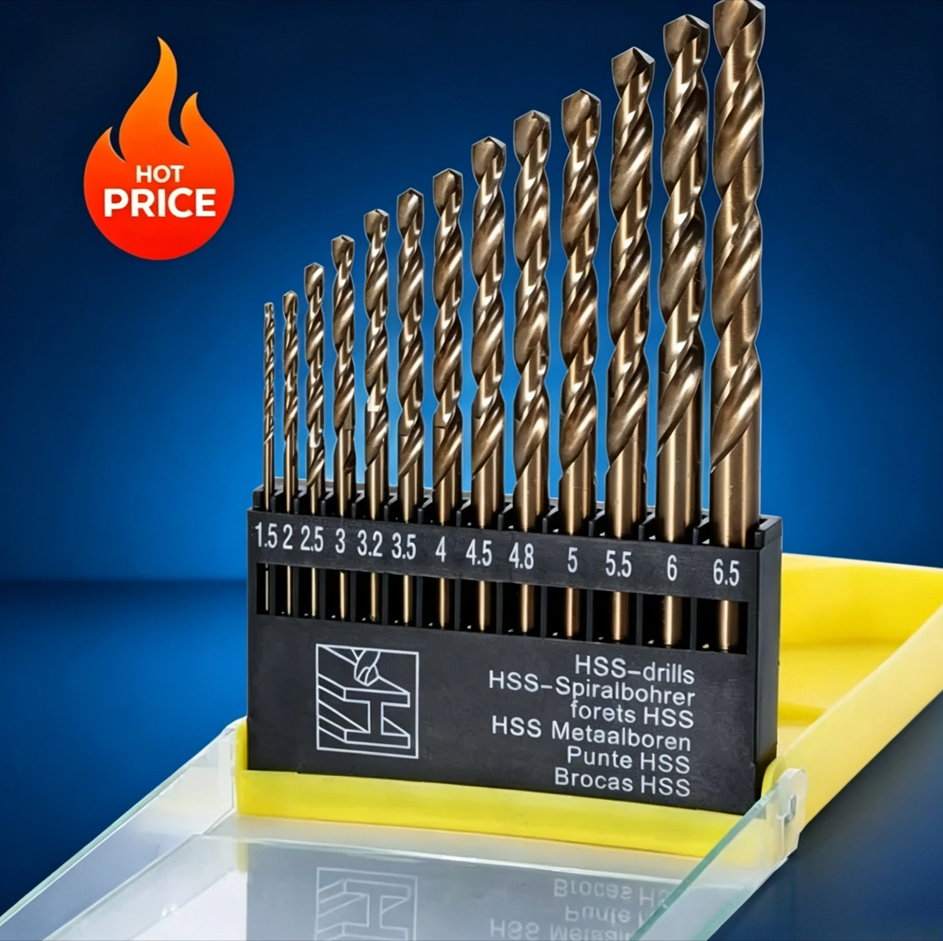 2026Metric Drill Bits Set13PCSTip Work for Glass Metal Tile Concrete Professional Masonry Drill Bits Tungsten Carbide