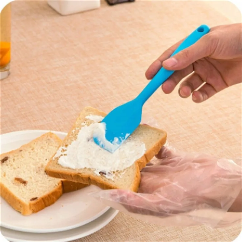 Heat Resistant Integrate Handle Silicone Spoon Scraper Kitchen Utensil Turners Spatula Pan Spatula Cake Kitchen Cooking Tool