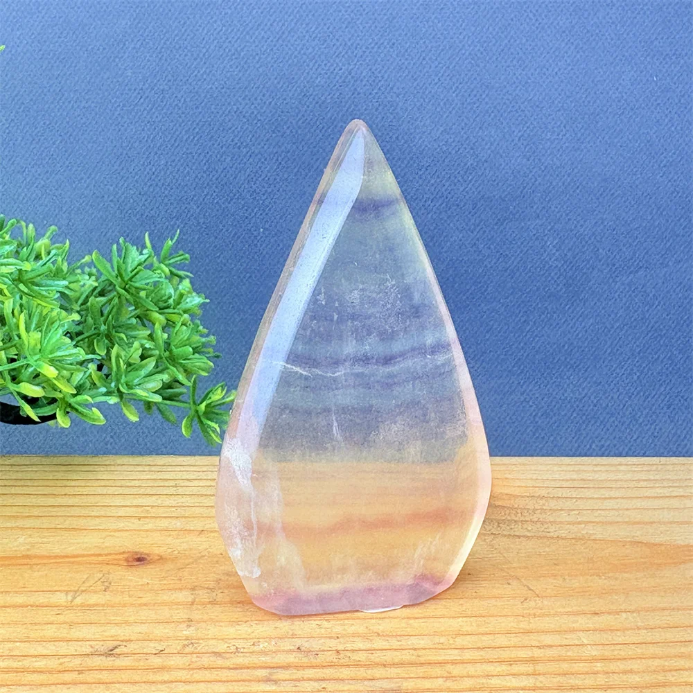 Natural Colorful Fluorite Free Form Crystal Tower Hand Polished Crystal Points Healing Stone Home Decoration Mineral Specimens view 3