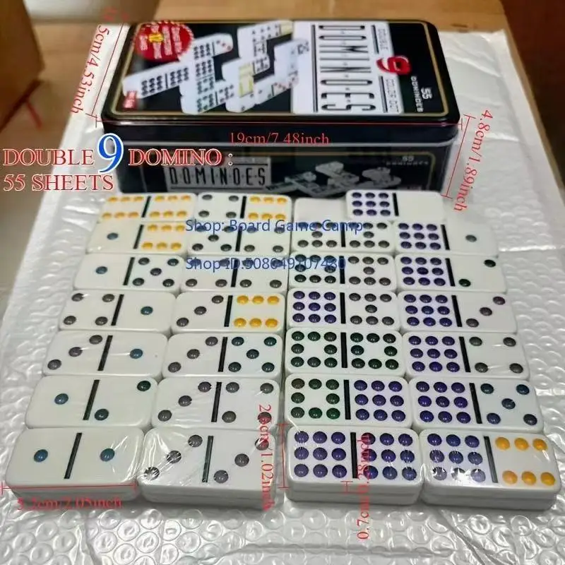 28-Piece 28-Piece Double Six Dominoes Set with Metal Tin Box, Classic Domino Board Game for Family Party, Social Gatherings and Indoor En - Aliexpress Deal