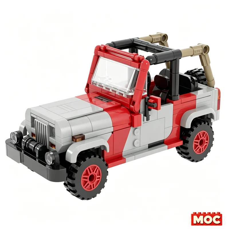 399 adet MOC Özel Yapı Taşları - Model Kit Jurassic Park incelemesi ve fiyatı