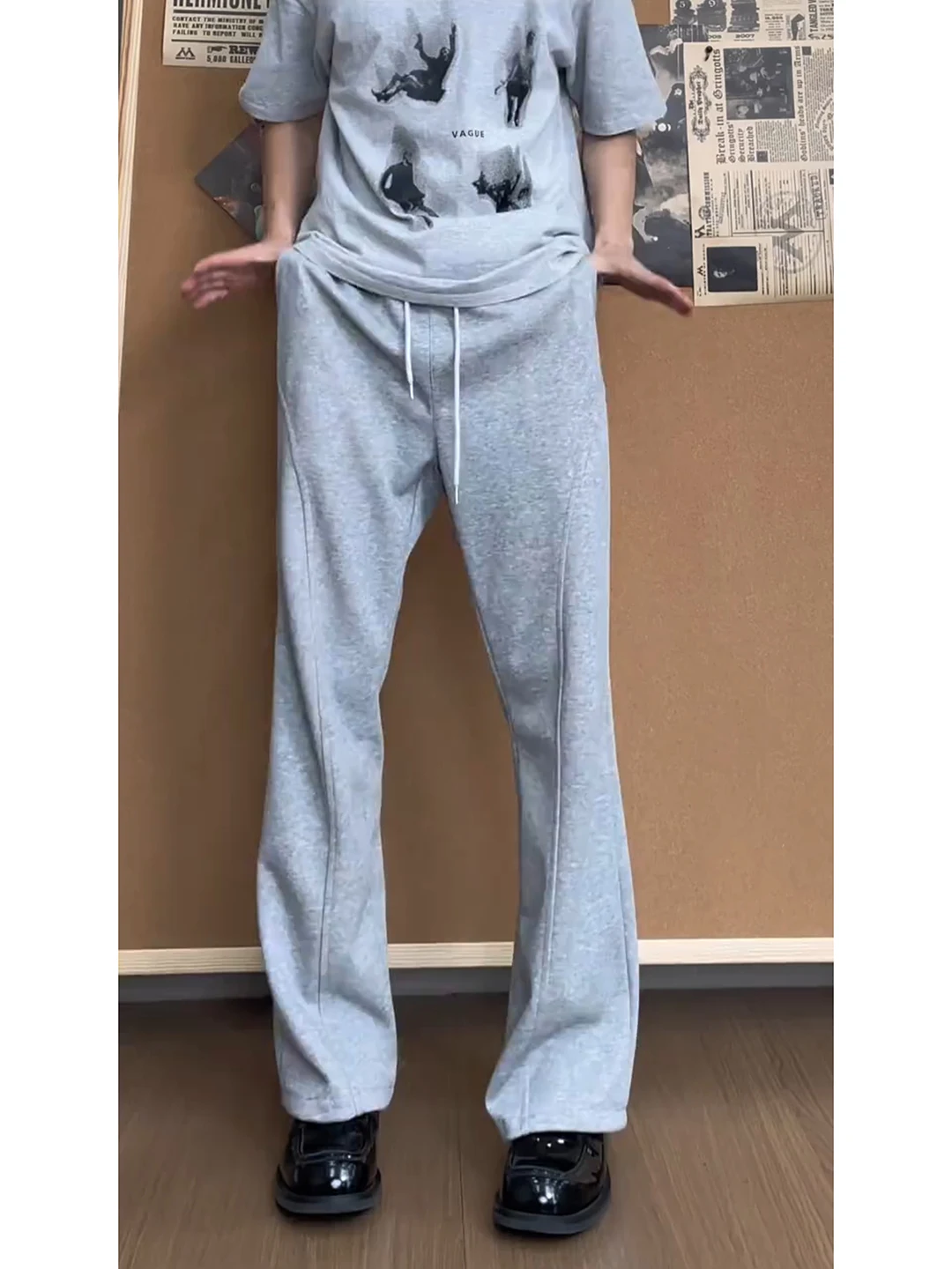 

Мужские спортивные брюки Cleanfit Slimming ey-Blue для осеннего сезона, прямые брюки с вырезом «ножевой угол», устойчивые к сминанию, с низким содержанием эластана...